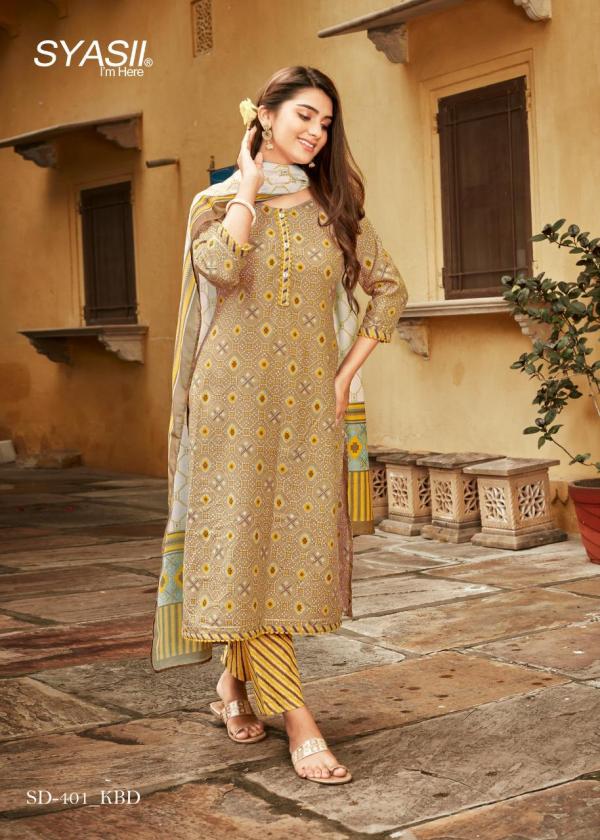 Syasii Kbd 396 Festive Wear Kurti Pant With Dupatta Collection